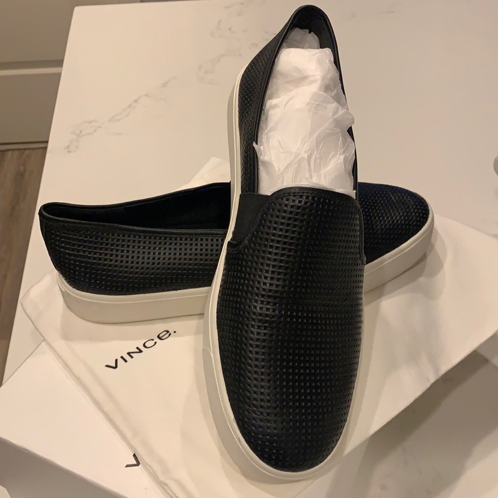Vince Blair 5, black leather shoe